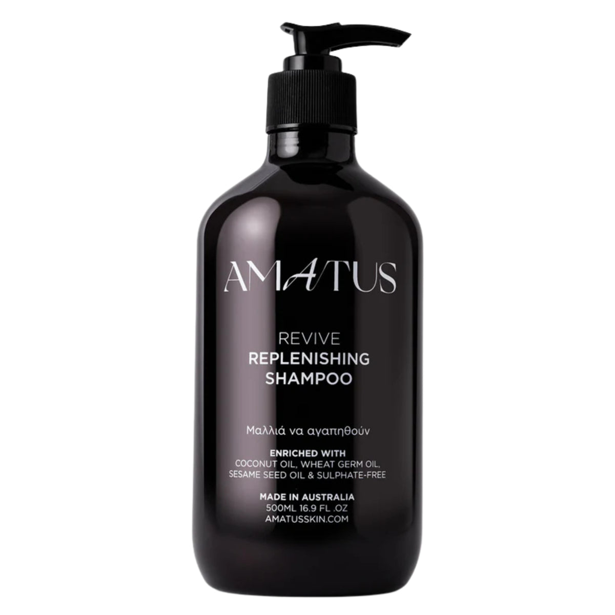 Amatus Revive Replenishing Shampoo Gentle for Daily Use, Colour-Treated Hair & Sensitive Scalps - 500ML