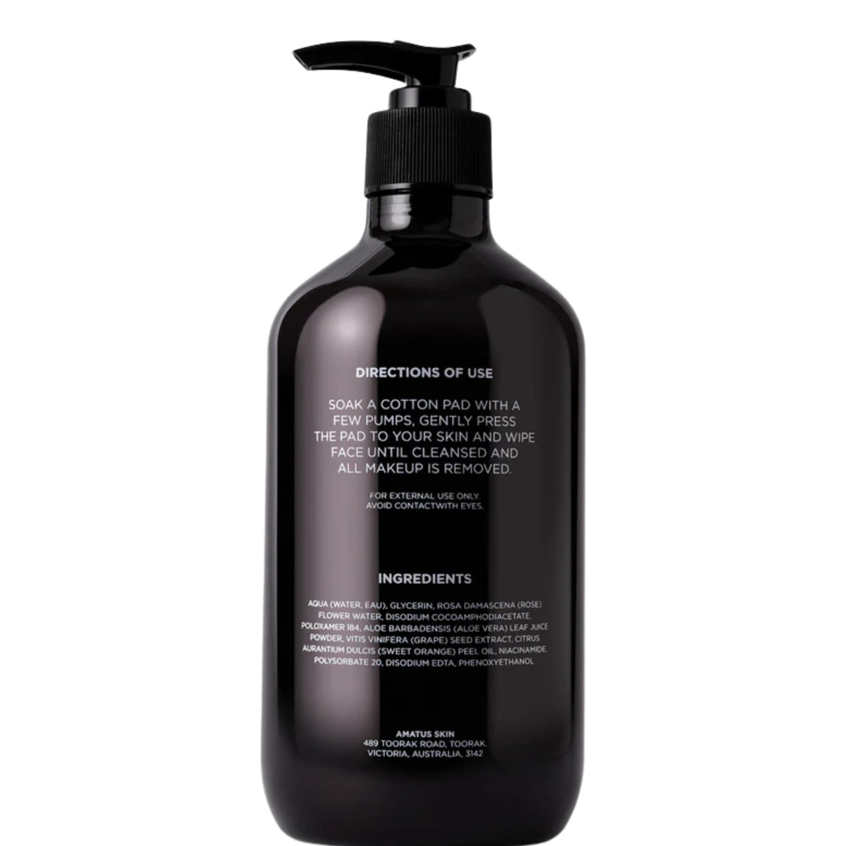 Amatus Revive Purifying Micellar Water, Perfect as a First Cleanse or Morning Refresh - 500ml